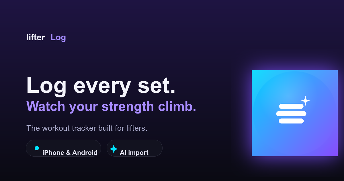 I built an offline-first workout tracker because my gym is a concrete dead zone logo